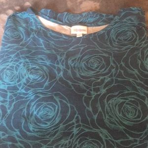 LuLaRoe Blue Rose Irma